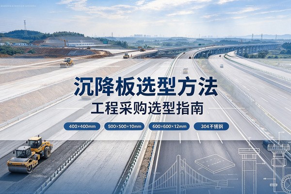 利通沉降板选择方法