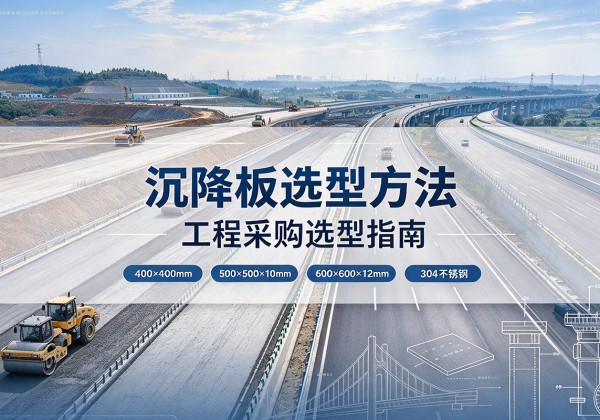 利通沉降板选择方法